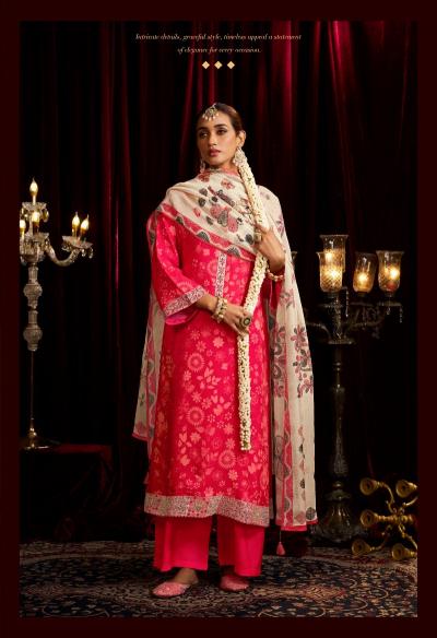 Shiddat bell rose 101 dress material wholesale price in bangalore